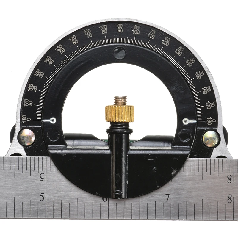 12 дюймов Комбинации Tri-квадратная линейка Нержавеющая сталь машиной индустрии измерения угловой измерительный прибор для измерения инструмента