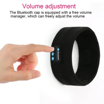 

New for 2020! High Quality Bluetooth Hairband Headband for Yoga, Knitted Headdress for Sleeping, Speaker Headphones