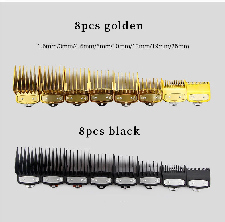 universal hair clipper cutting comb cover, barber shop trimmer protective gear accessory limit comb hairdressing tool