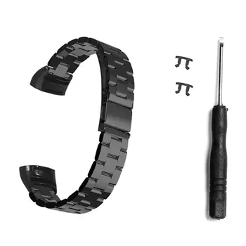 

Quick Release Soild Stainless Steel Wrist Band Watch Strap Bracelet Replacement for Huawei Band 3/3 Pro Smart Watch Accessories