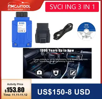 

SVCI ING OBD2 diagnostic tool Covers all for Infiniti forNissan for GTR models automotive car diagnostic tool