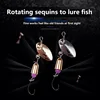 1pcs fishing wobbler metal baits Spinner Bait Fishing spoon Lure 3.5g/5.5g Bass Hard Baits With Treble Hook Tackle High Quality ► Photo 2/6