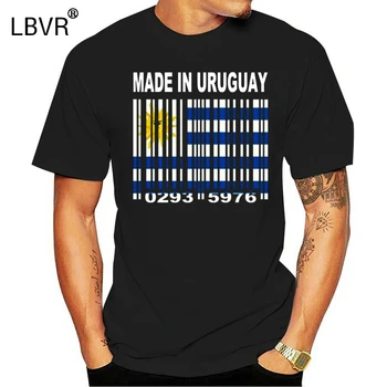 

MADE IN URUGUAY Uruguayan National Flag CUSTOM BARCODE NUMBERS T-shirt Y22