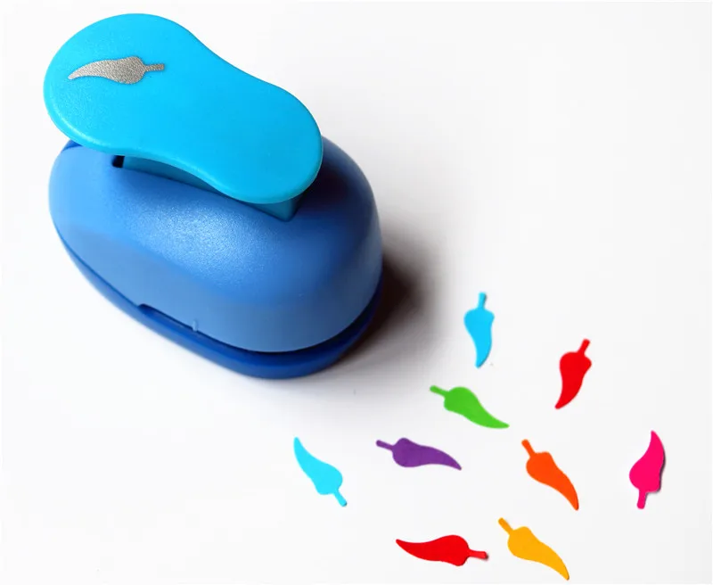free ship flower furador 5/8'' 1.5cm diy paper cut Eva Foam Maker puncher scrapbooking labor saving for kid hole punch CL-1208 - Цвет: STYLE17