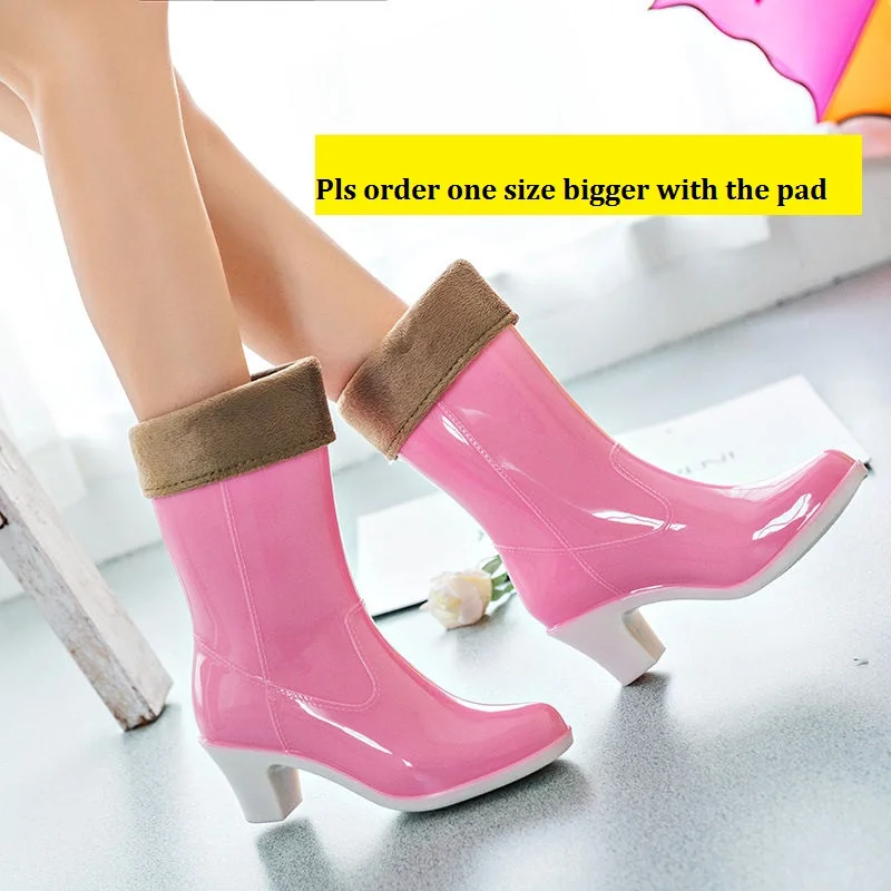 high heel galoshes