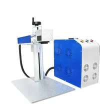 MChuang 30 Вт металлическая именная Табличка Из Нержавеющей Стали Портативная мини оптическая волоконная лазерная маркировочная машина