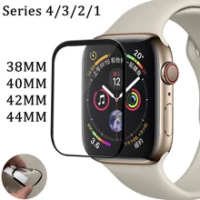 Не стеклянная прозрачная защитная пленка с полным покрытием для iWatch 5 4 40 мм 44 мм мягкая защитная крышка для Apple Watch 3 2 38 мм 42 мм