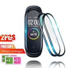 1/2/3/5 шт. 3D Защитное стекло для Xiaomi Mi Band 6 5 4 Защита экрана для Miband 6 5 4 умный ремешок 4 band5 мягкая пленка