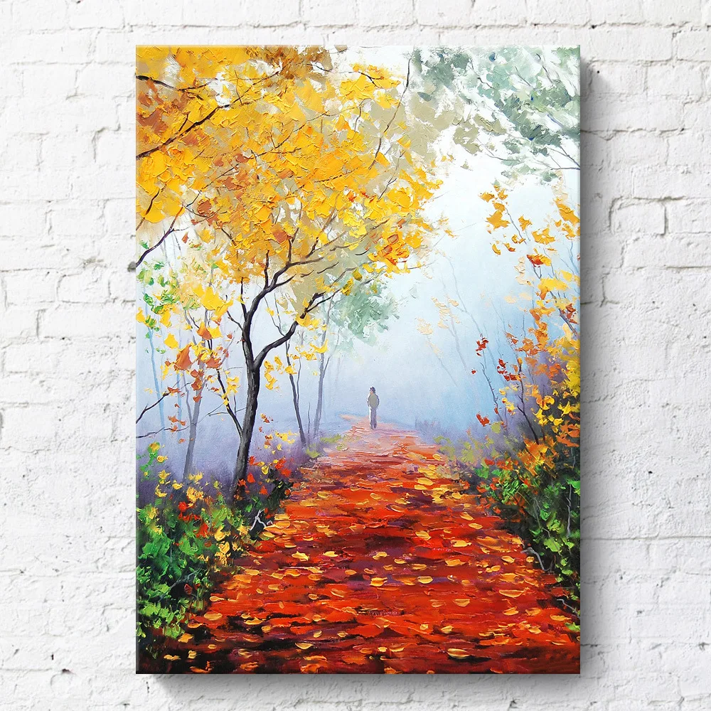 

Manufacturers Direct Selling Spray-print Scenery Oil Painting Dreamy Scenery Hotel Clubhouse Modern Minimalist Canvas Frameless