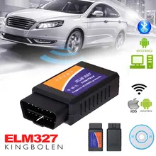 Автомобильный считыватель кодов ELM 327 obd2 сканер OBDII Wifi elm327 v1.5 obd 2 Bluetooth автоматический диагностический сканер неисправностей инструмент