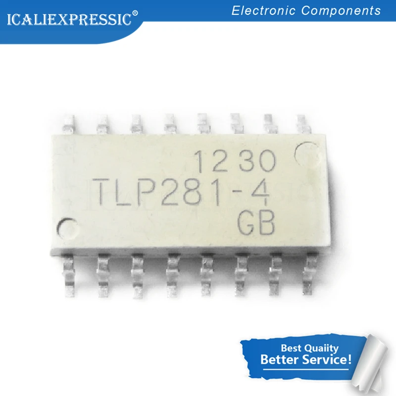 10PCS TLP281-4GB SOP16 TLP281-4 SOP TLP281 SOP-16 SMD | Электронные компоненты и принадлежности