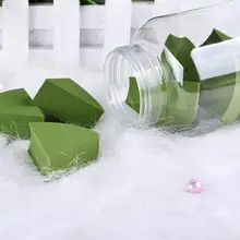 Hobbyline 10 шт. Веерообразный косметический спонж для нанесения основы под макияж пуховка влажная гладкая красота губка Чистый Макияж инструмент аксессуар