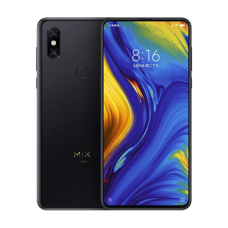 Глобальная версия Xiaomi mi x 3, 6 ГБ, 128 ГБ, Смартфон Snapdragon 845, четыре ядра, ползунок 6,39 дюйма, полный экран, двойная камера AI, QC 4,0, NFC - Цвет: Black