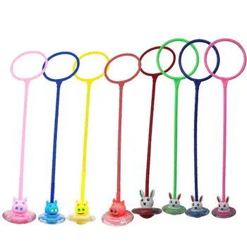 

Bouncing Balls One Foot Flashing Skip Ball Jump Ropes Sports Swing Ball Children Fitness Playing Fun Entertainment Toys