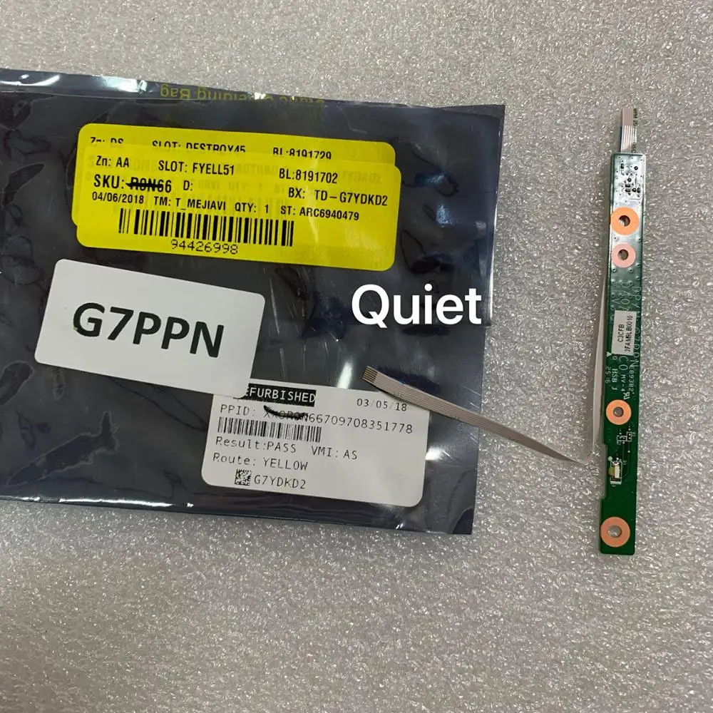 Бесплатная доставка для Dell original Inspiron 7559 7557 светодиодная плата с кабелем G7PPN 0G7PPN