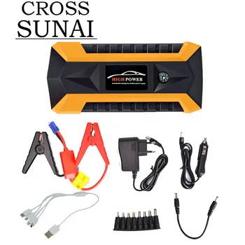 

20000mAh 4USB Car Jump Starters Multifunction Emergency Charger Battery Power Bank Pack Booster 12V Starting Device Waterproof