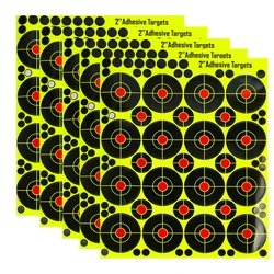 80pcs/5sheets Targets Paper Splatter Florescent Target Sticker for Rifle Pistol Hunting Archery Arrow Training Shoot Accessories