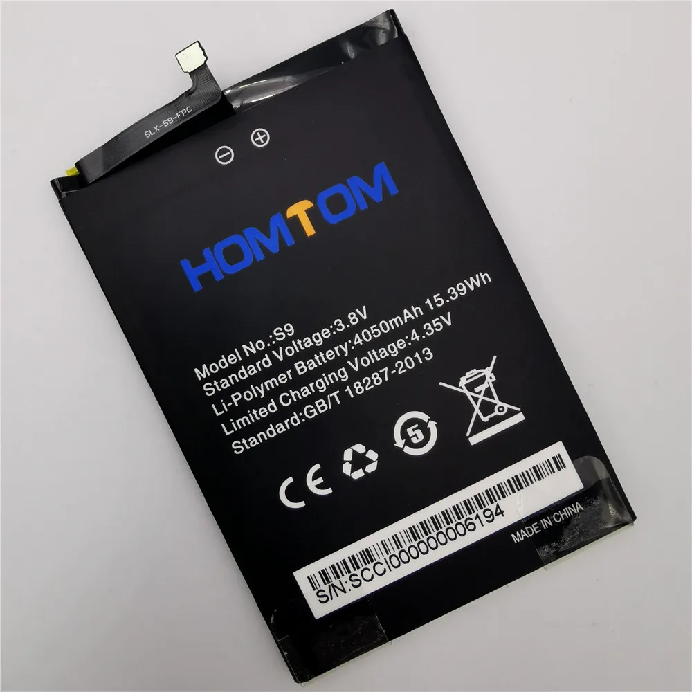 HOMTOM S9 Plus аккумулятор 4050 mAh для HOMTOM S9 S9 Plus смартфон+ Бесплатные инструменты