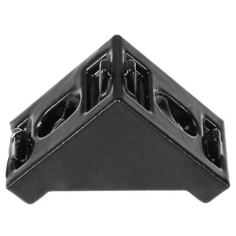 20 шт 3030 90 градусов черный алюминиевая угловая скоба