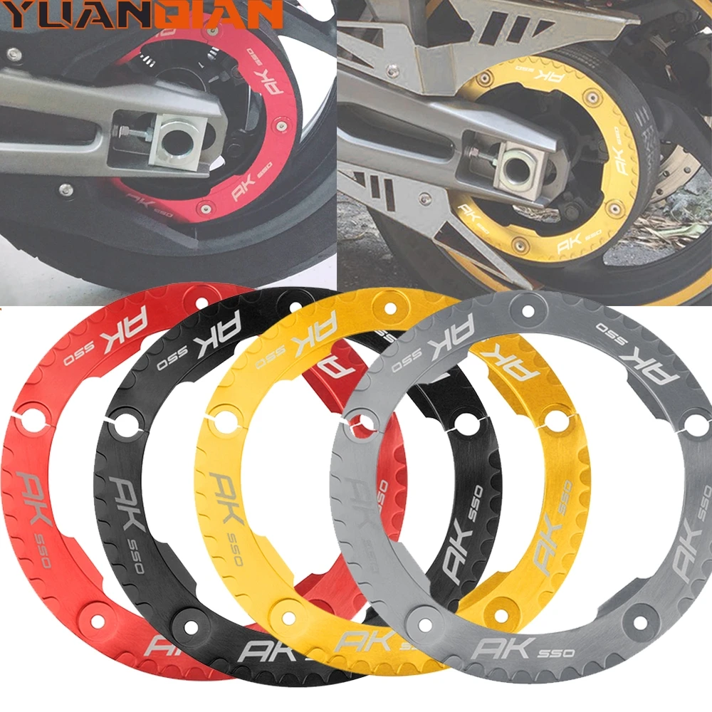 AK550 CNC Aluminum Motorcycle Accessories Transmission Belt Pulley Protective Cover For KYMCO AK550 AK 550 2017 2018 2019 2020