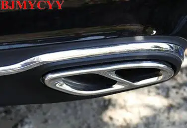 Воздушный фильтр Exhause из нержавеющей стали BJMYCYY 2-4, автомобильные аксессуары для Mercedes Benz c-класс Sedan W205 C200 C180