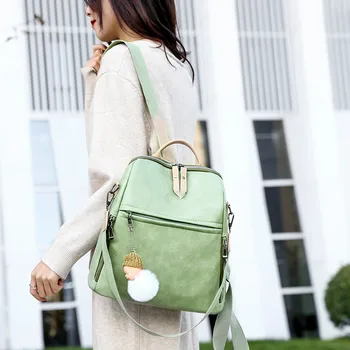 

Fashion Women Backpack Female Retro PU Leather bag schoolbags Teenage Girl High Quality Travel books Rucksack Shoulder Bags#1122