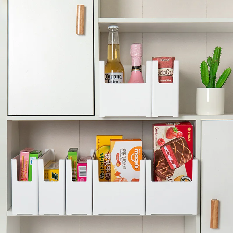 

Kitchen Thickened Plastic Storage Box Tableware Storage Box Spice Rack Pot Finishing Box Kitchenware Storage Bins Office Storage