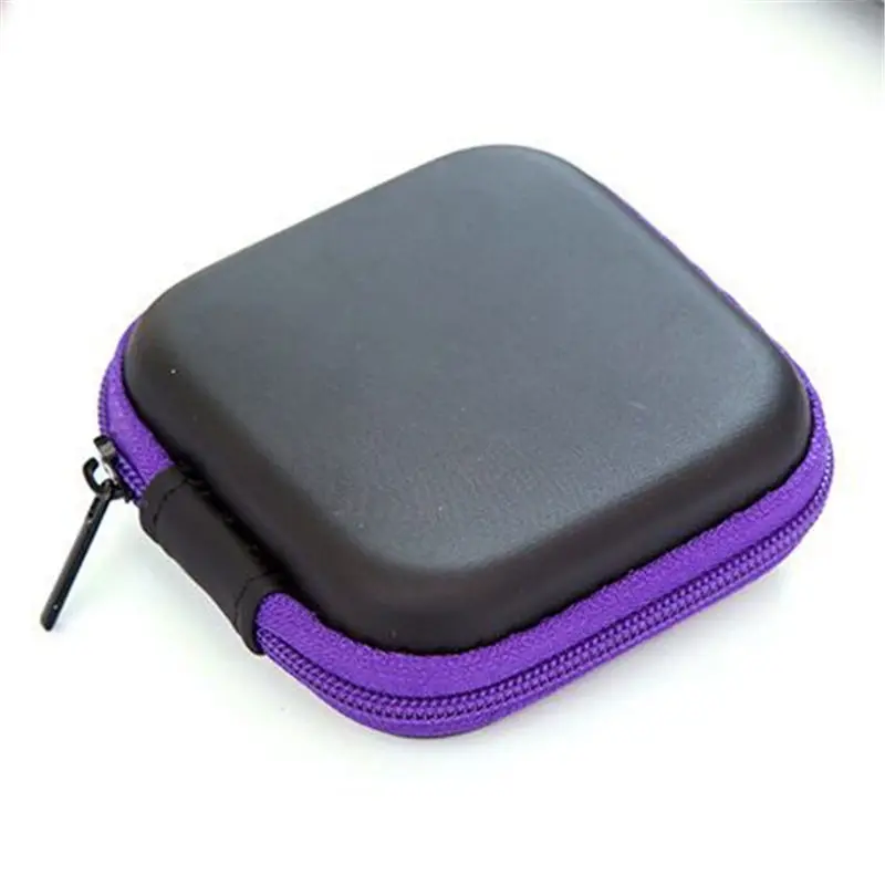 

Simple Zipper Earphone Storage Box Data Cables Changes Storage Box Pocket Storage Organizer Multicolor
