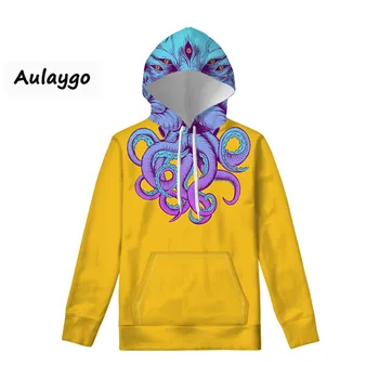 

3D Octopus Hoodies Sweatshirts Women Pullover Casual Tracksuits Fashion Streetwear Ladies Kawaii Clothes Couple Hoodies Lovers