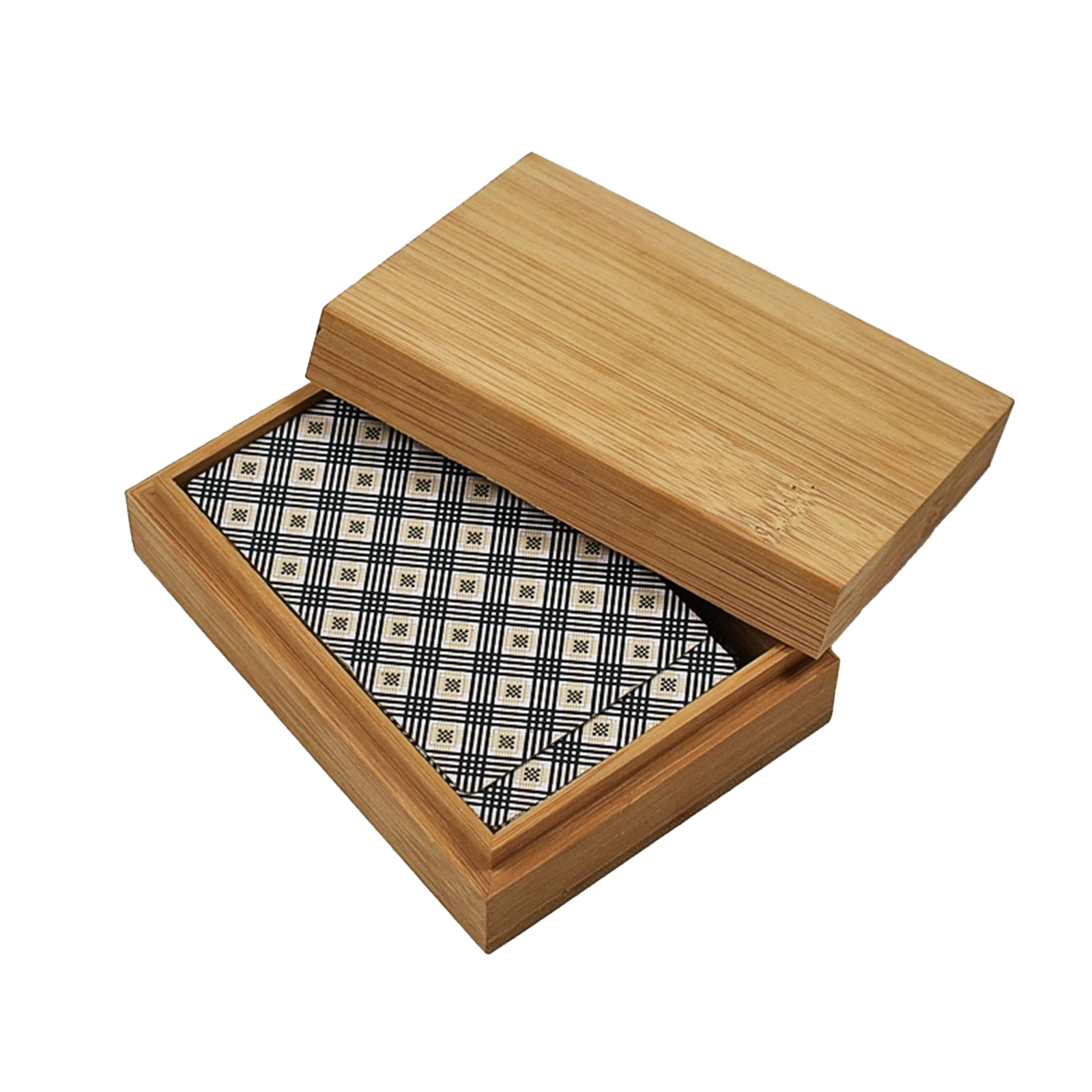

Storage Case For Poker Bamboo Box Holder For Poker Playing Cards Storage Boxes Dropshipping New
