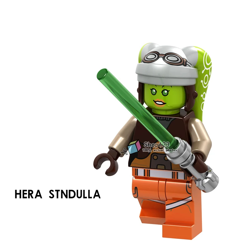 50 шт./лот та же коллекция понг Krell Jedi Master Hera Leia Han Solo Darth Vader комплект Fisto строительные блоки игрушки - Цвет: Светло-розовый