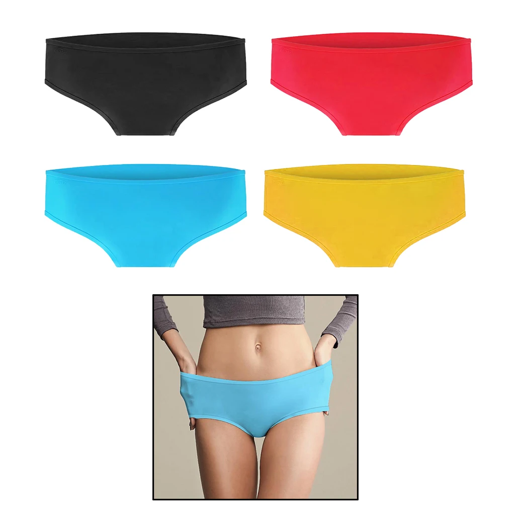 Women Swimwear Women&rsquo;s Swim Trunk Seamless Support Panty Silicone Bikini Bottoms Bathing Suit