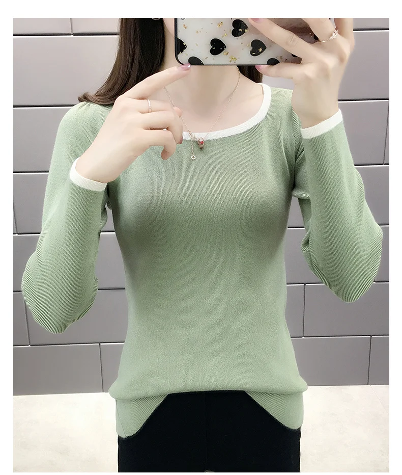 Ранняя осень светильник-блузка, саморазвитие Корейская версия Chao-xian sweater-0t430