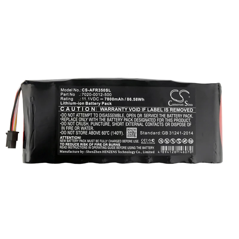 Аккумулятор cameron sino 7800mah для AEROFLEX 3500A Cobham AvComm 8800S AEROFLEX 7020-0012-500