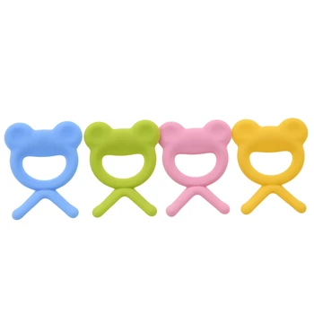 

stereoscopic Baby Teething Baby Teether BPA Free Silicone Teething Pendant Tooth Training Teeth Toy Frog Silicone Teether