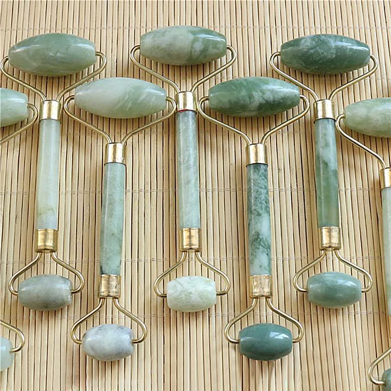 

Portable Pratical Jade Facial Massage Roller Anti Wrinkle Healthy Face Body Head Foot Nature Beauty Tools