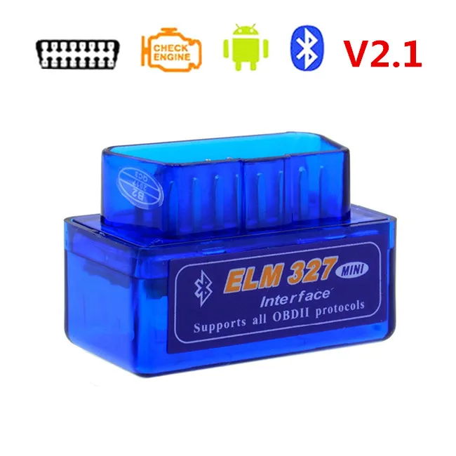 ELM327 WiFi V1.5 OBD2 сканер ELM 327 Bluetooth obd2 OBDII автомобильный диагностический инструмент ELM327 1,5 WiFi считыватель кодов для iOS Android - Цвет: ELM327 BT 2.1