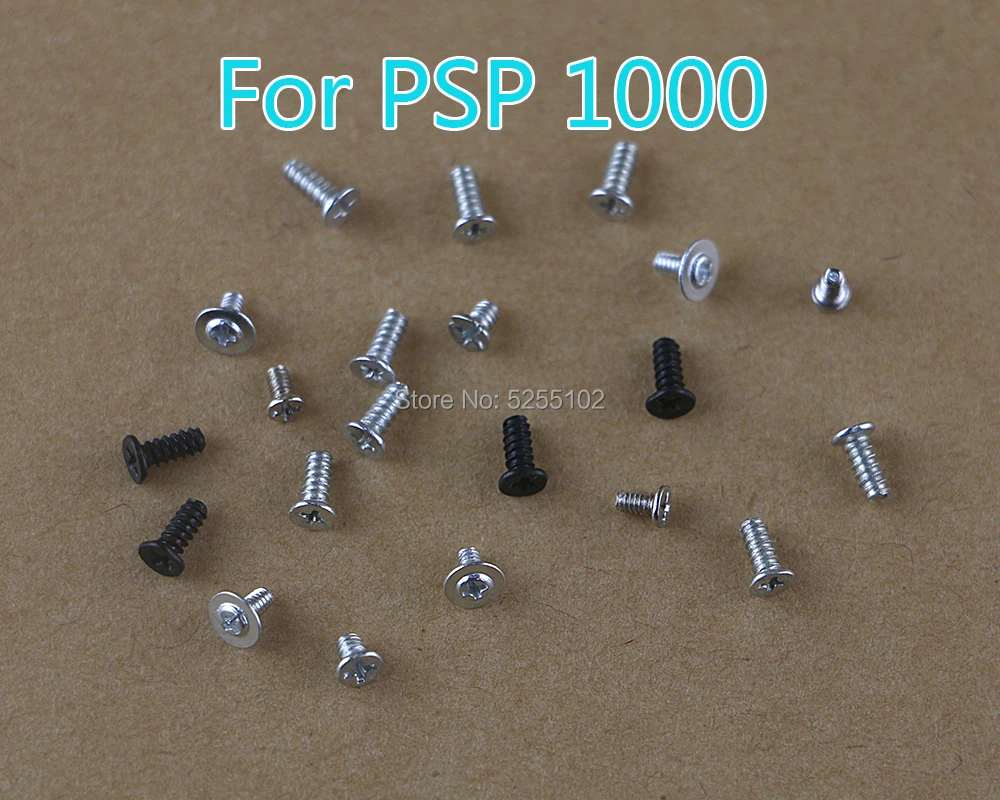 50sets/lot For Psp1000 Psp1001 Psp 1000 Console Screws Full Screw Set