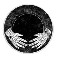 Divination Series Microfiber Beach Towel with Drawstring Backpack Bag Sport Yoga Blanket Swimming Bath Towel