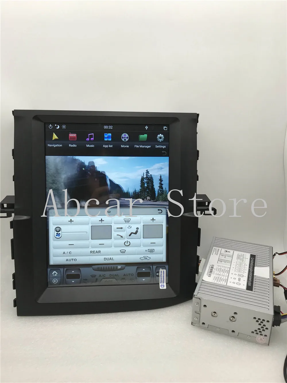 12," Tesla стиль Android 8,1 автомобильный dvd-плеер gps навигация для Toyota Highlander- стерео PX6 CARPLAY радио ips авто