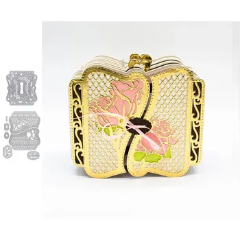 

JC Book Photo Album Metal Cutting Dies DIY for Scrapbooking Die Cut Handmade Tool Card Make Stencil Craft Mold Mould Model Decor