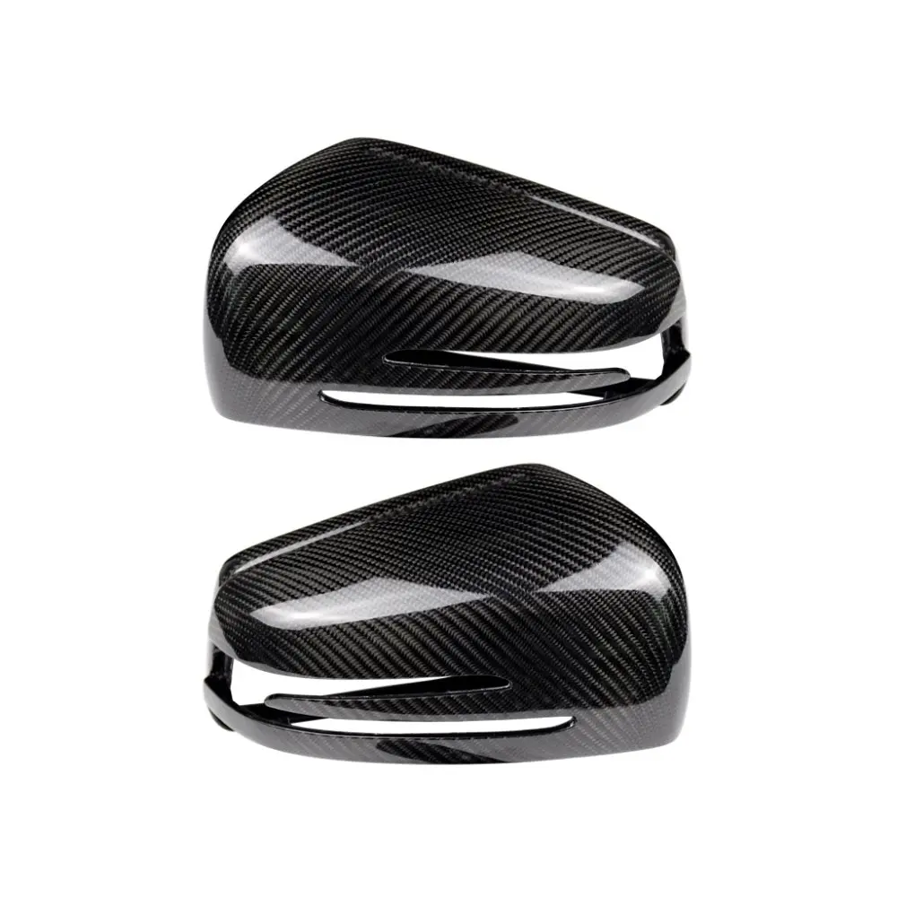 Для BENZ A B C E S класс W176 W246 W204 W212 W221 CLA C117Black крышка дверного зеркала Корпус крыло зеркало заднего вида обшивка корпуса