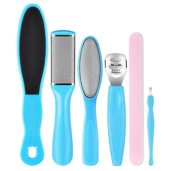 

7pcs Home Rasp Foot File Set Portable Stainless Steel Pedicure Tools Professional Callus Remover Durable Cuticle Dead Hard Skin
