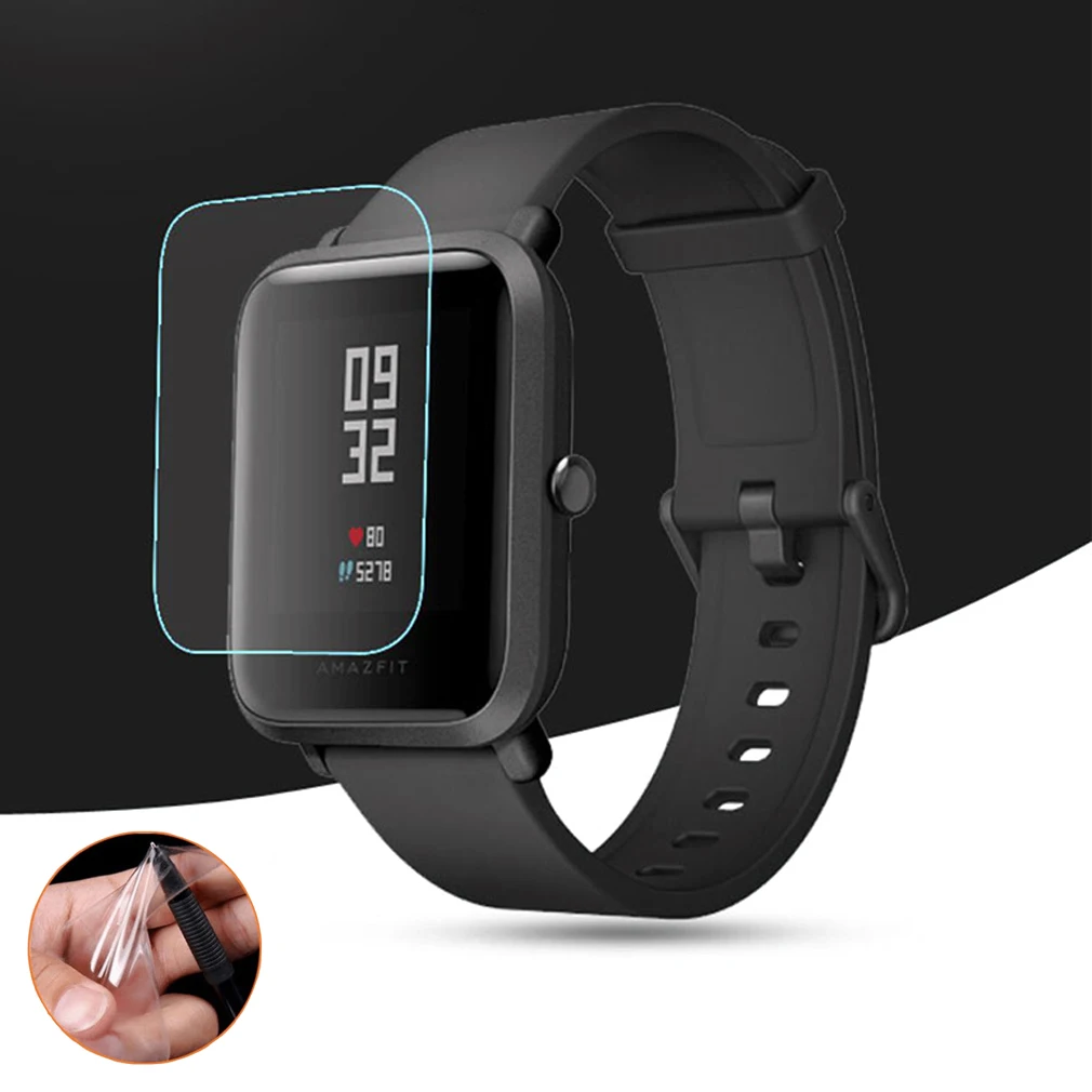 1 шт. защитная пленка из мягкого ТПУ HD для Xiaomi Huami Amazfit Bip BIT PACE Lite Смарт часы на весь