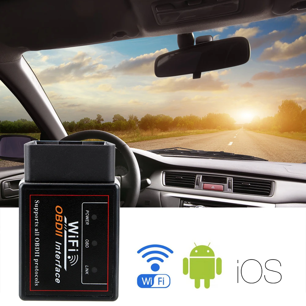 Считыватель кодов для Android/IOS ELM 327 Wi Fi в 1 5 Obd 2 сканер автомобильный