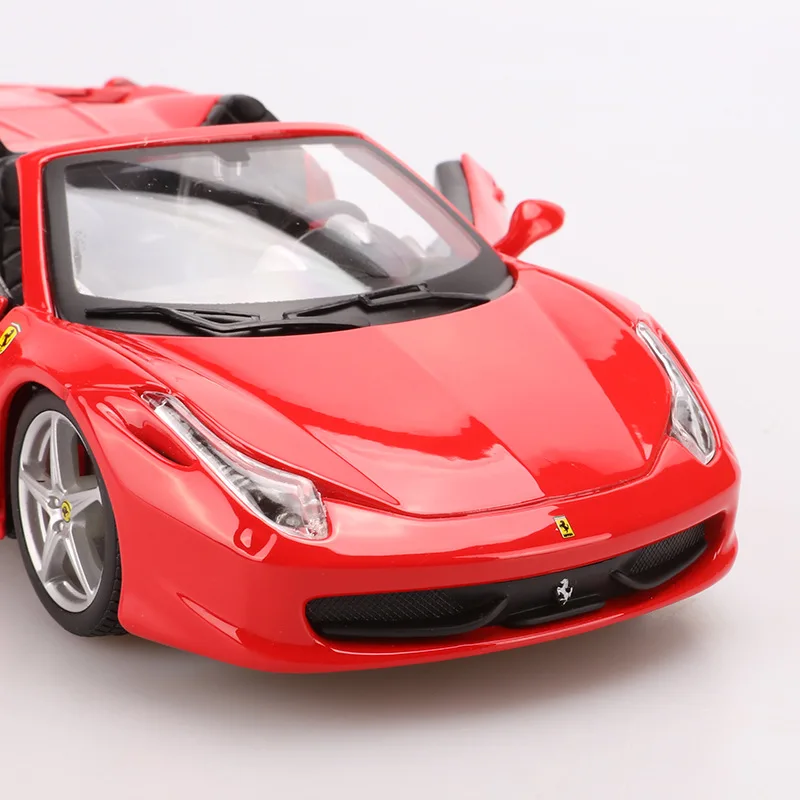 1:24 Высокая Имитация Ferrari 458 Roadster литая модель машины Модель для детей Подарки