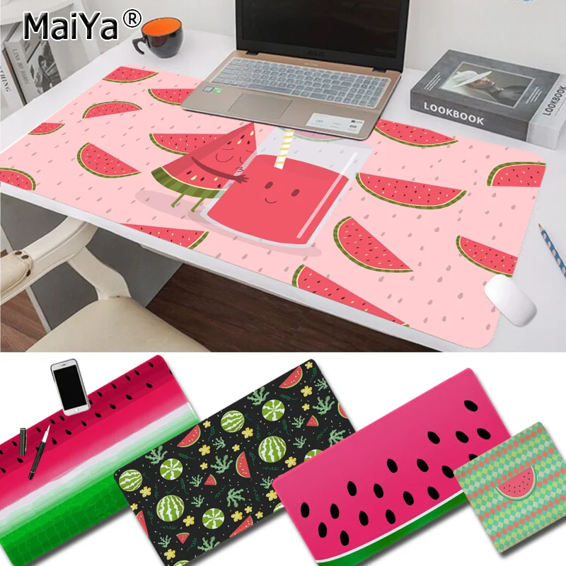 

Maiya Summer Fruit watermelon Rubber Mouse Durable Desktop Mousepad Speed/Control Version Large Gaming Mouse Pad