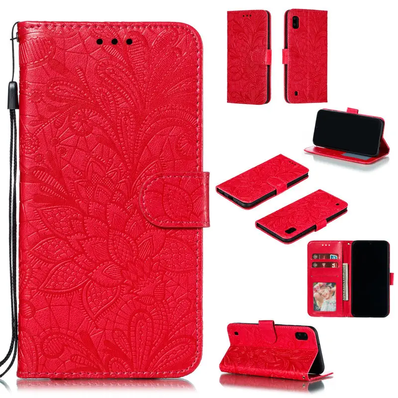 

For SamSuang Galaxy A10 Case Fashion Luxury leather shockproof Back Cover For SamSuang A10 A10S Soft Silicone Anti-fall Cover