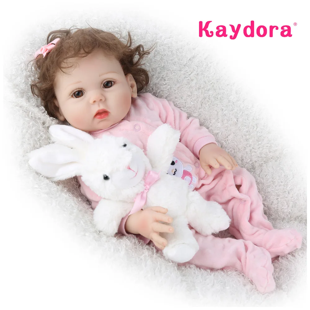 Детские игрушки 48 см полностью силиконовые куклы Reborn Baby 18 дюймов Alive Bebe Bath Playmate