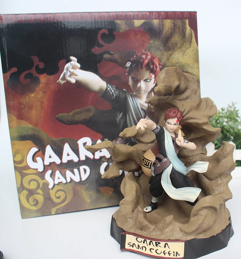 Ботинки в стиле аниме NARUTO фигурка повязка на голову Sabaku no Gaara из ПВХ движущаяся